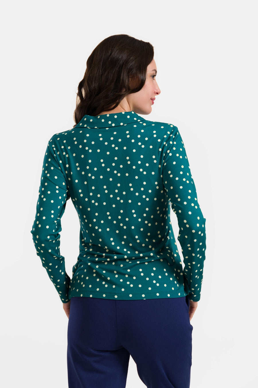 Anna Blouse Long Sleeve | Dots