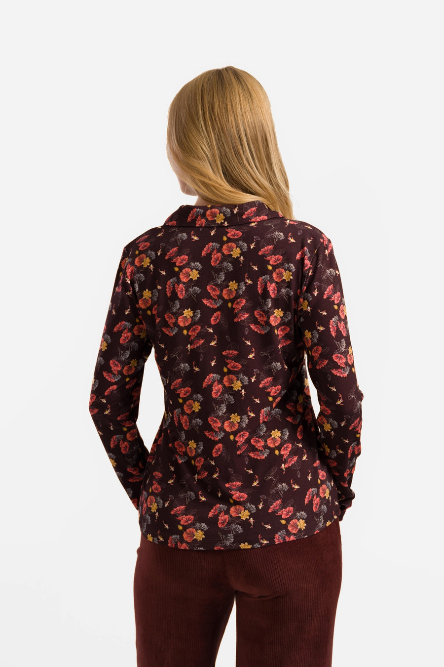 Anna Blouse Long Sleeve | Gold Fish