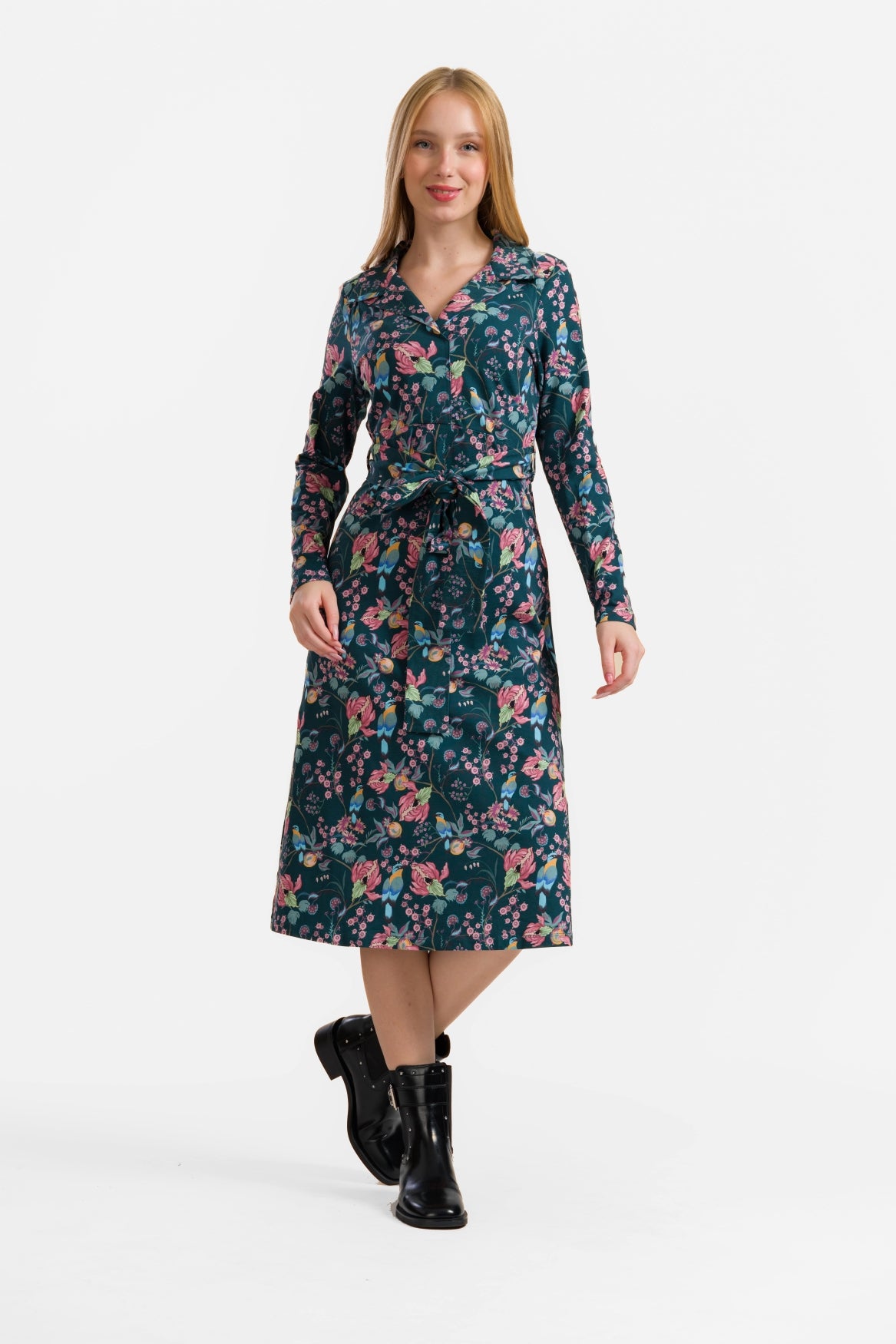 Marilyn Dress Ls | Birdy