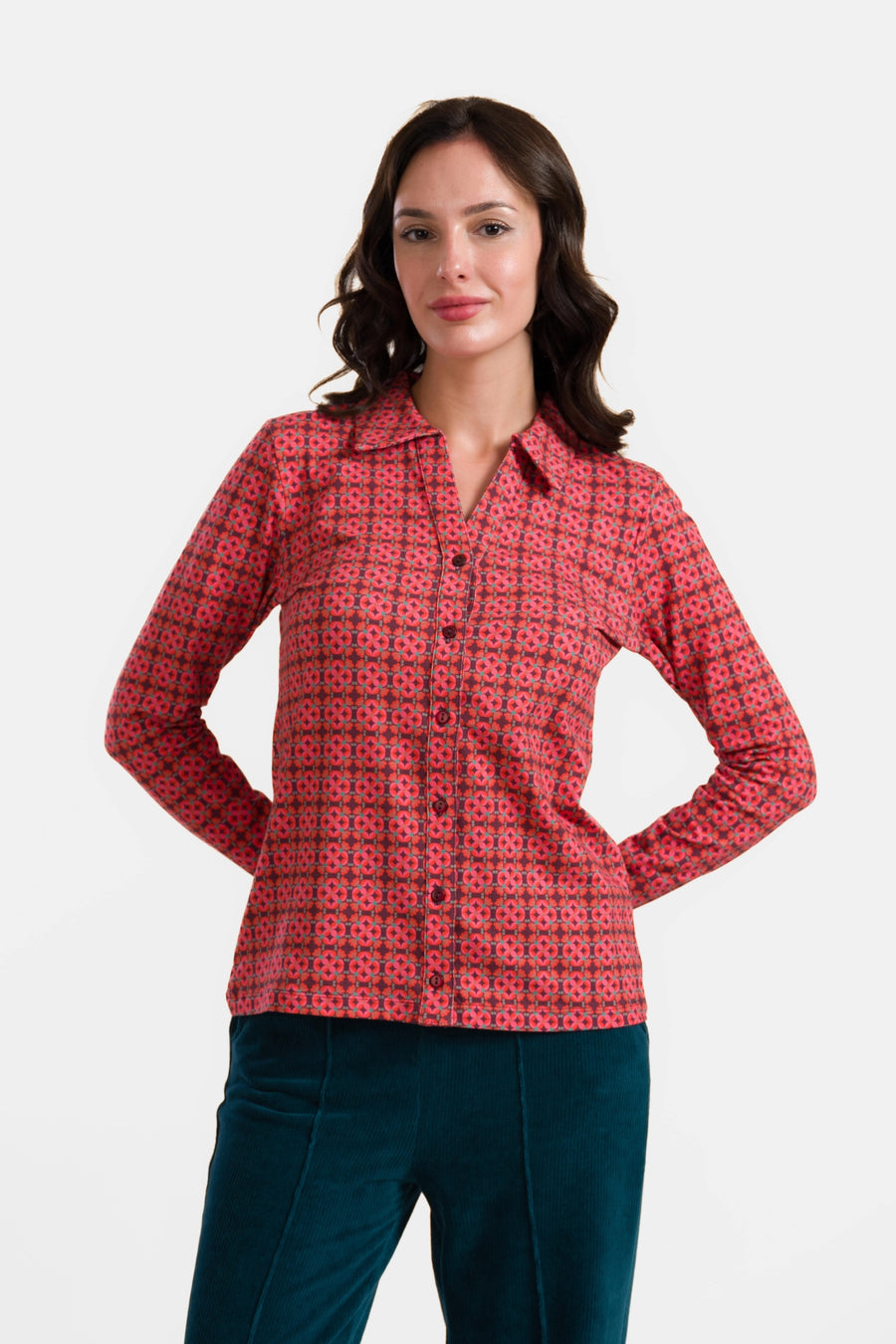 Anna Blouse Long Sleeve | Gorgeous Port Tiles