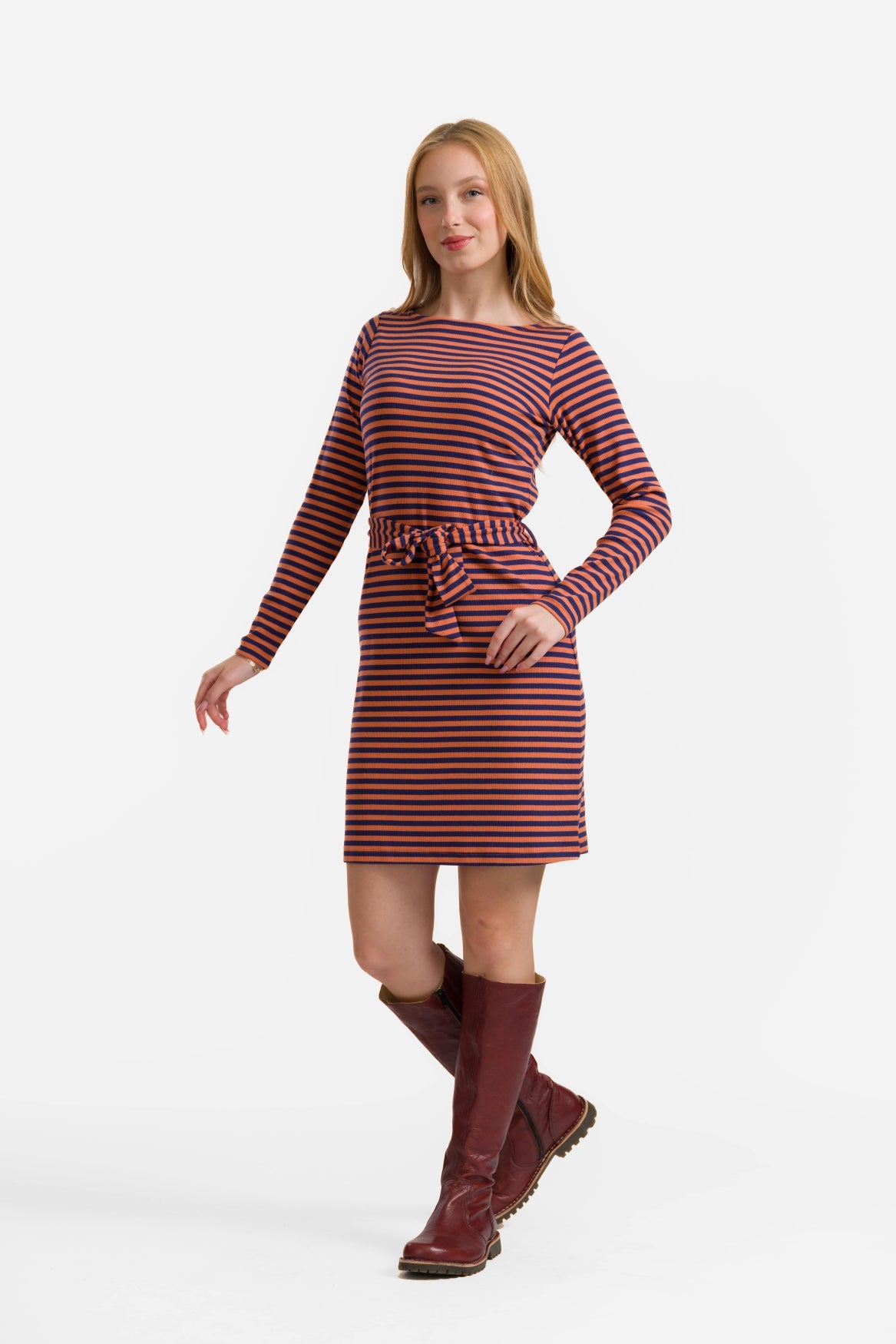 Marlies Dress | Navy Stripes