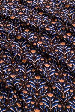 Mia Dress | Barock Flower Black