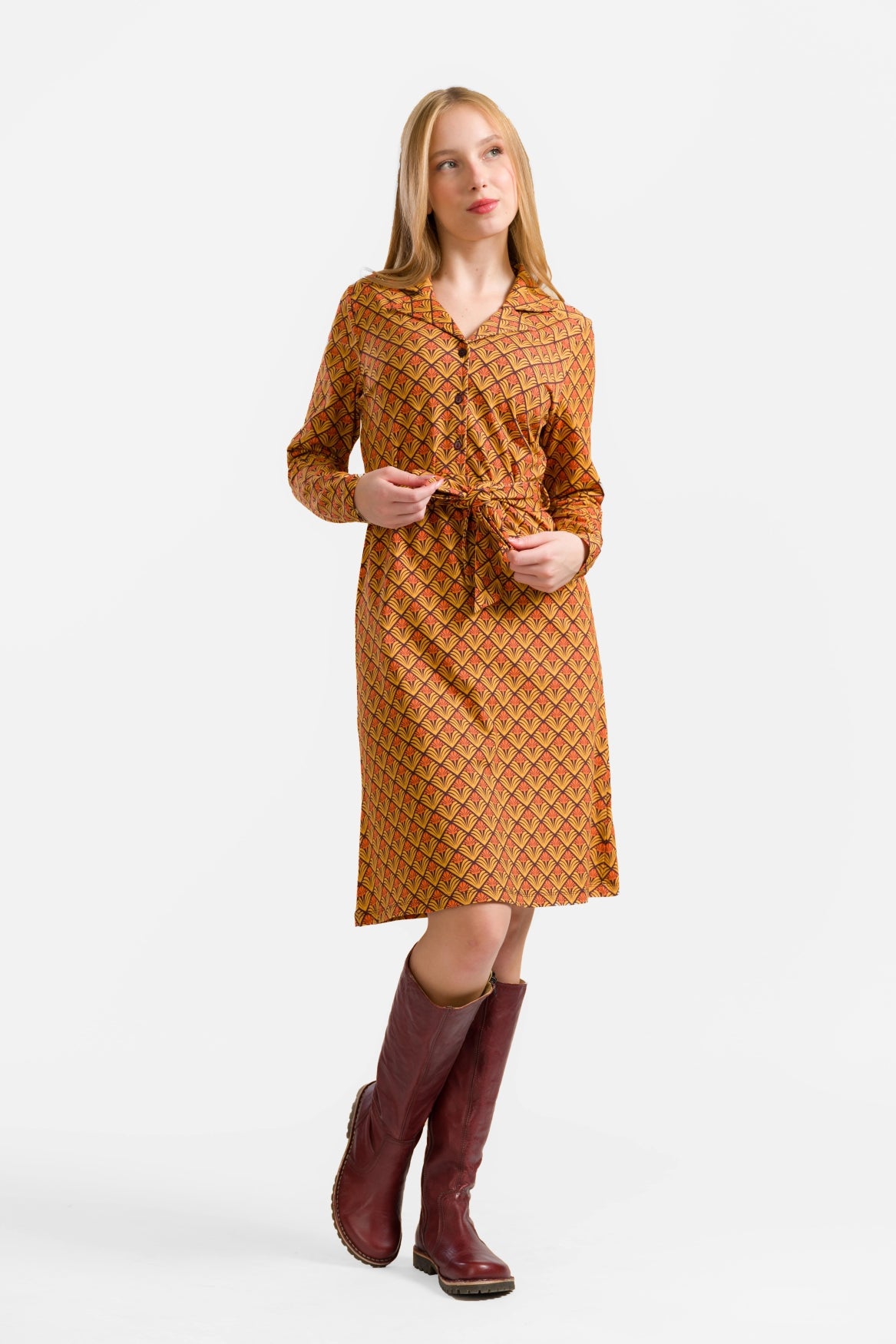 Monique Dress | Retro Flower