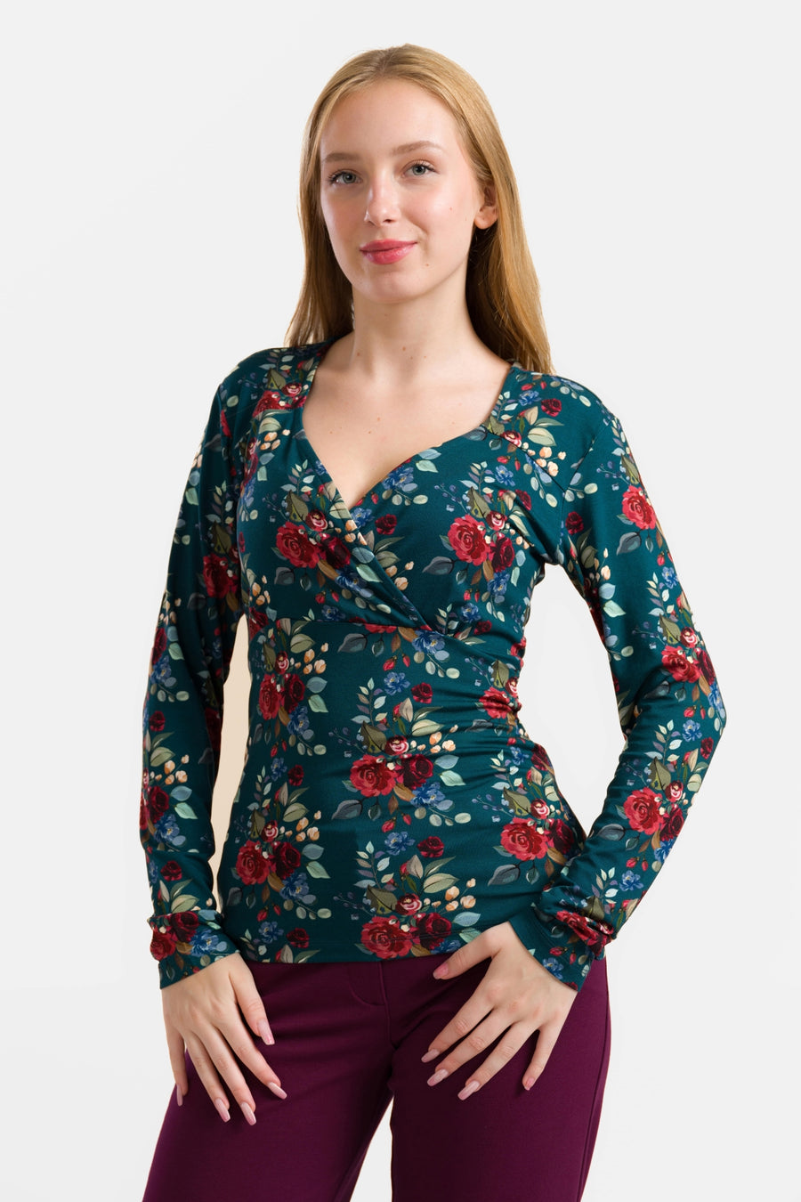 Monroe Top Long Sleeve | Autumn Bouquet