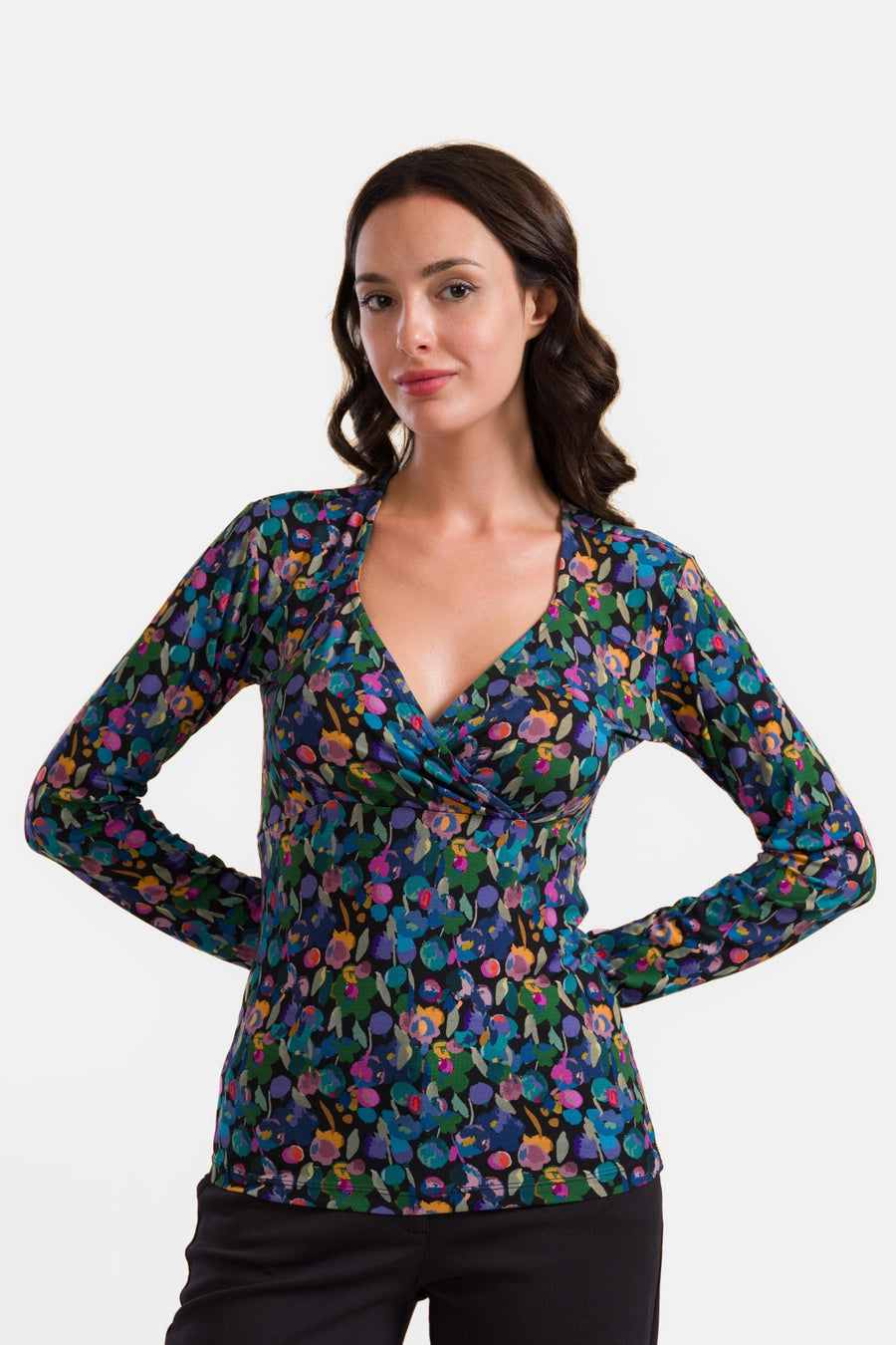 Monroe Top Long Sleeve | Color Splash