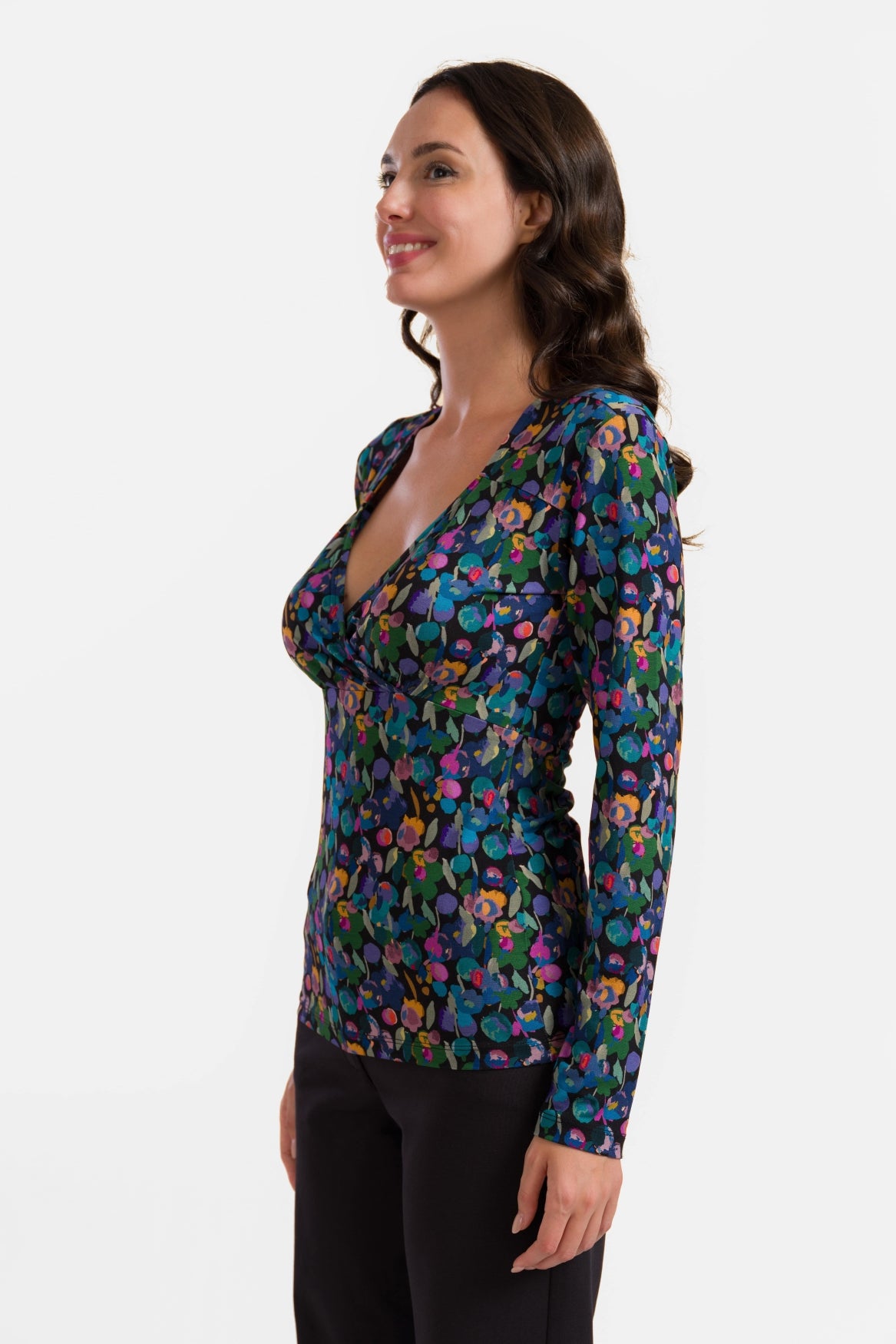 Monroe Top Long Sleeve | Color Splash