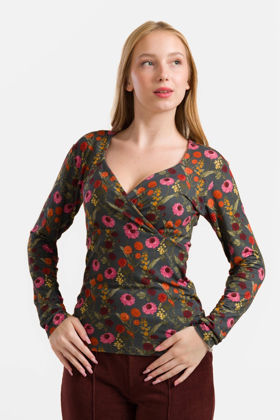 Monroe Top Long Sleeve | Wild Winter Field