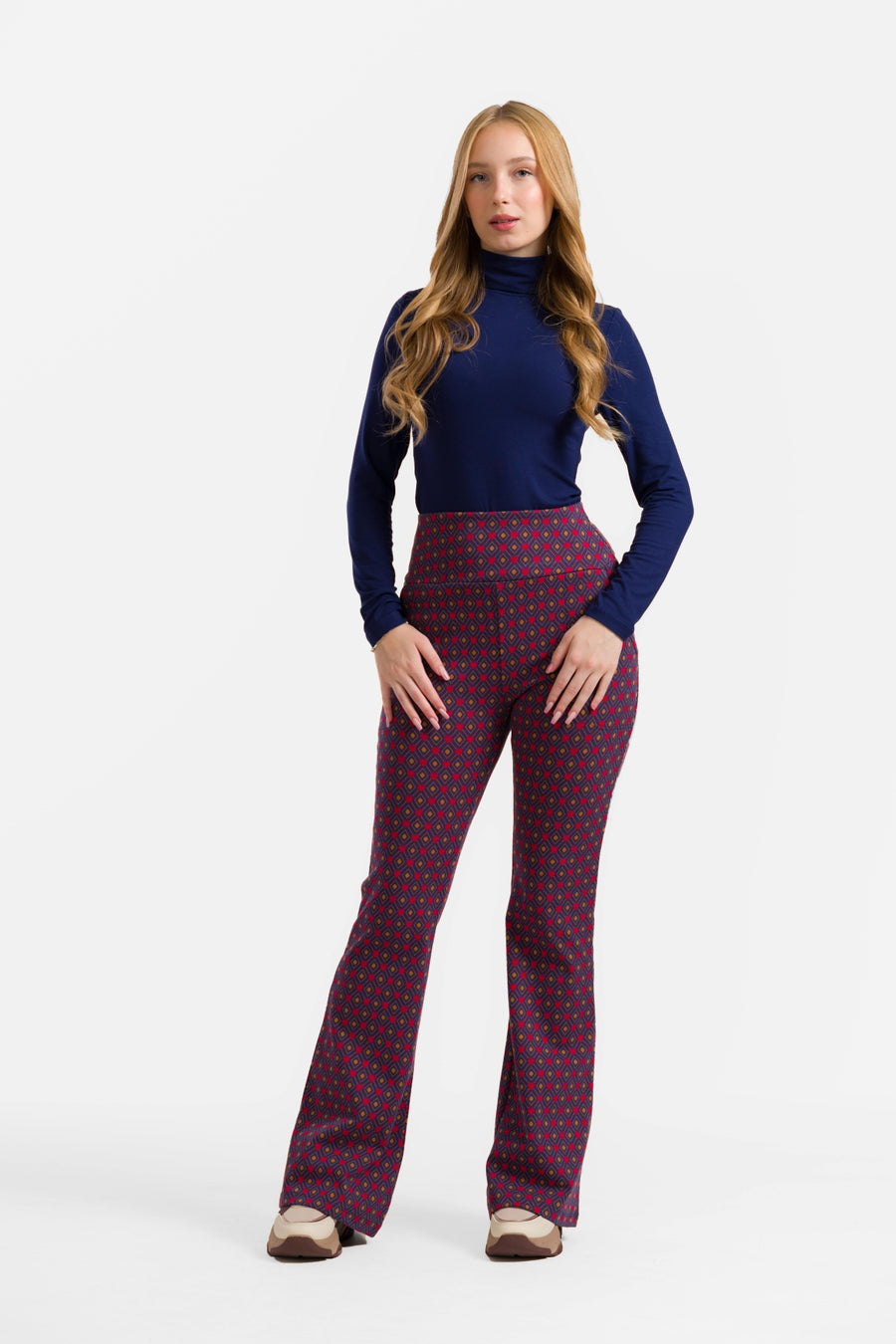 Nala Pants | Jacquard Hearts