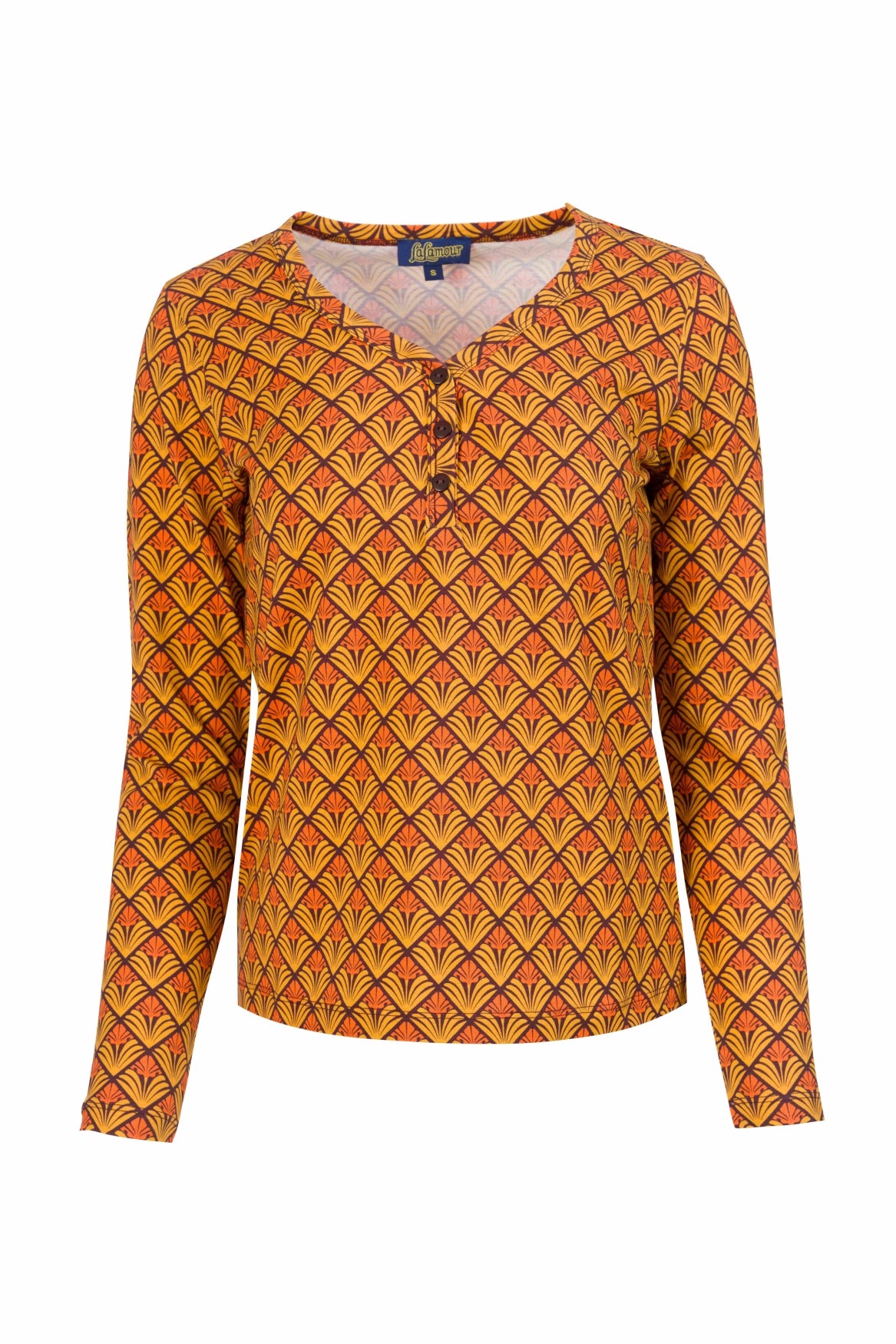 Natalie Top | Retro Flower