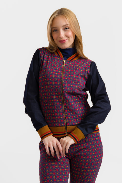 Nora Bomber Jacket | Denim