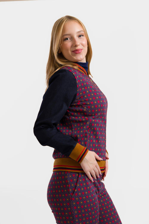 Nora Bomber Jacket | Denim