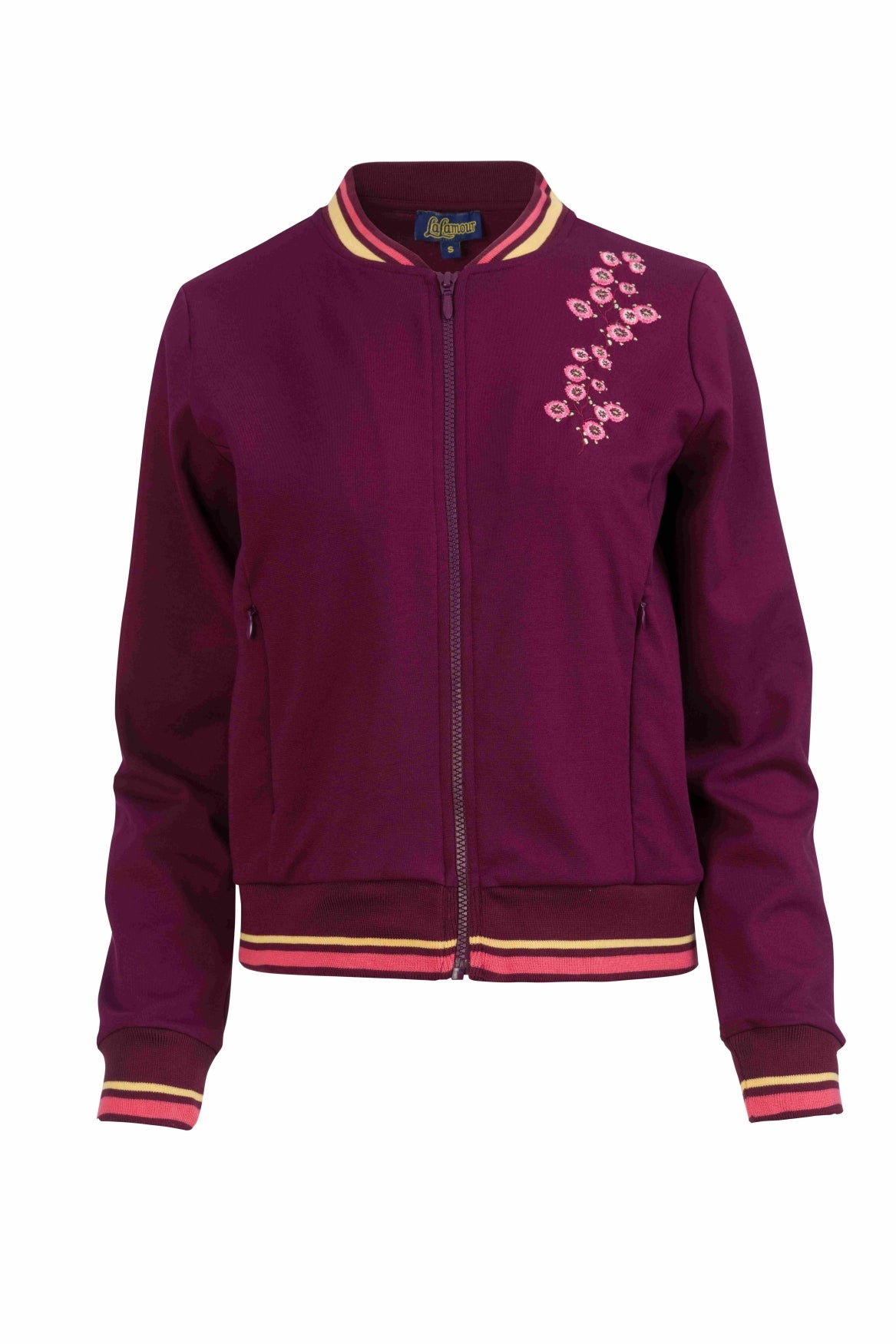 Nora Bomber Jacket | Punta Di Roma Bordeaux