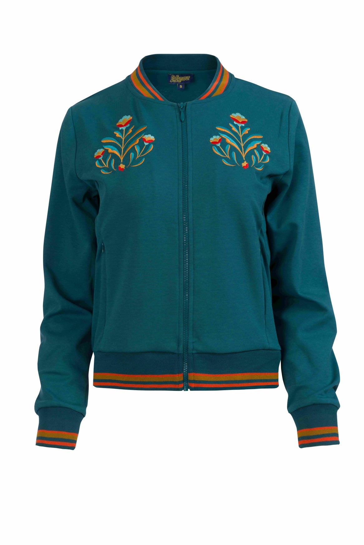 Nora Bomber Jacket | Punta Di Roma Petrol