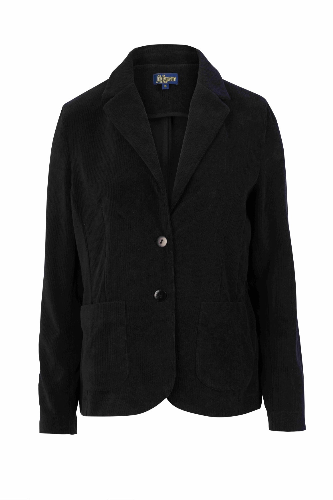 Nova Blazer | Rib Velour Black