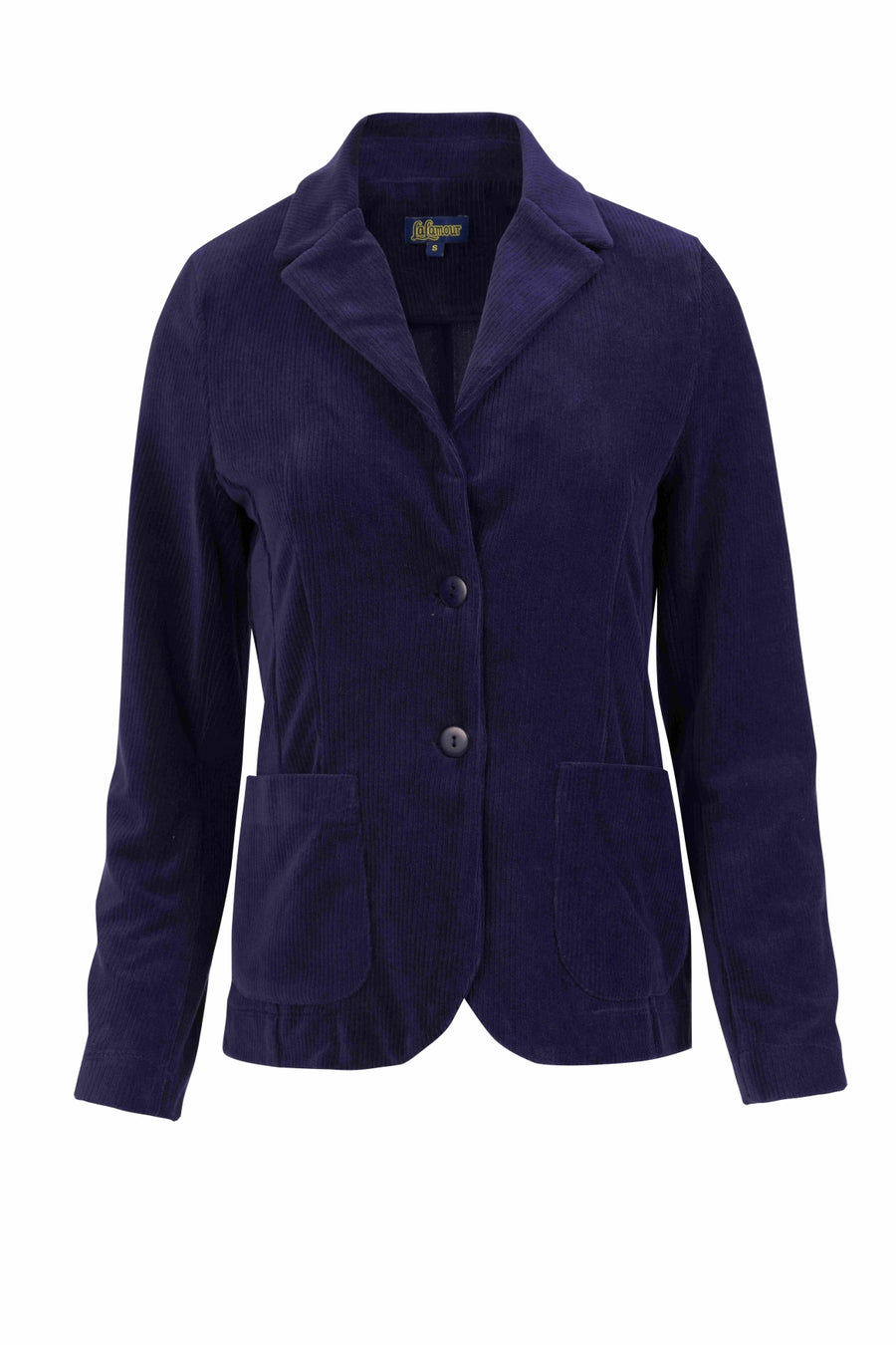 Nova Blazer | Rib Velour Navy