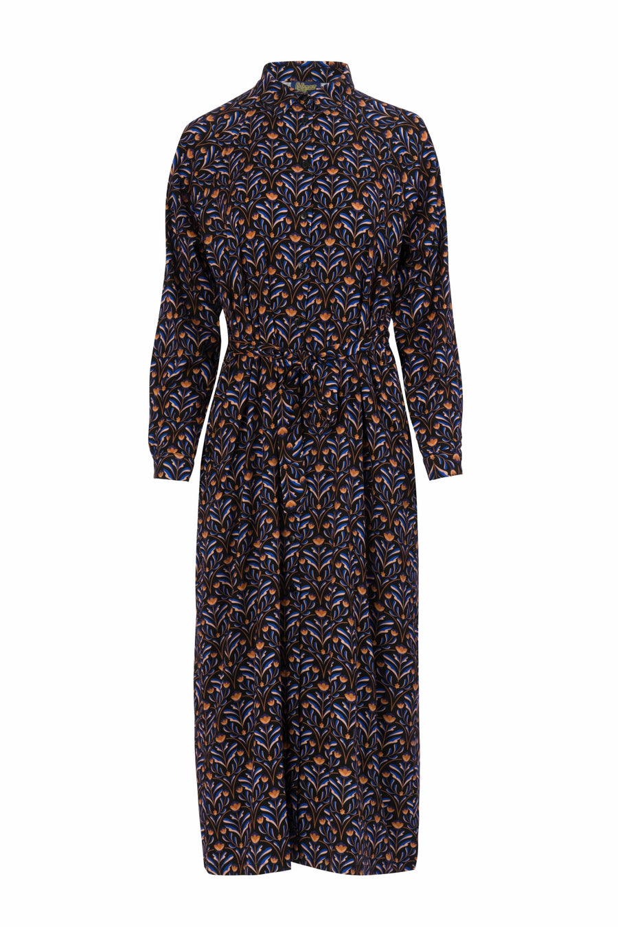 Olivia Dress | Barock Flower Black