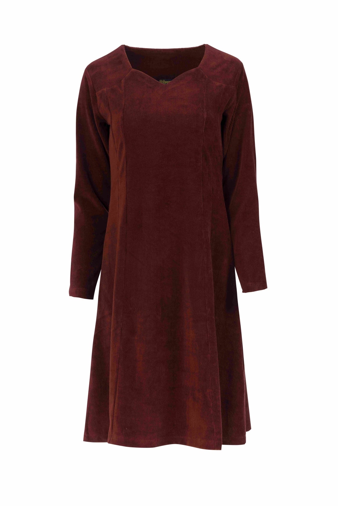 Sandra Dress | Rib Velour Chocolate