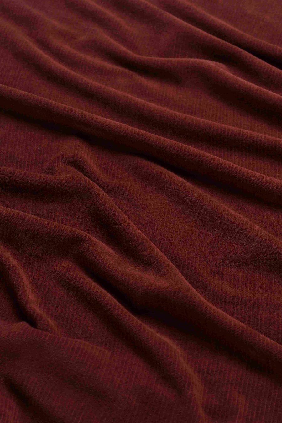 Sandra Dress | Rib Velour Chocolate