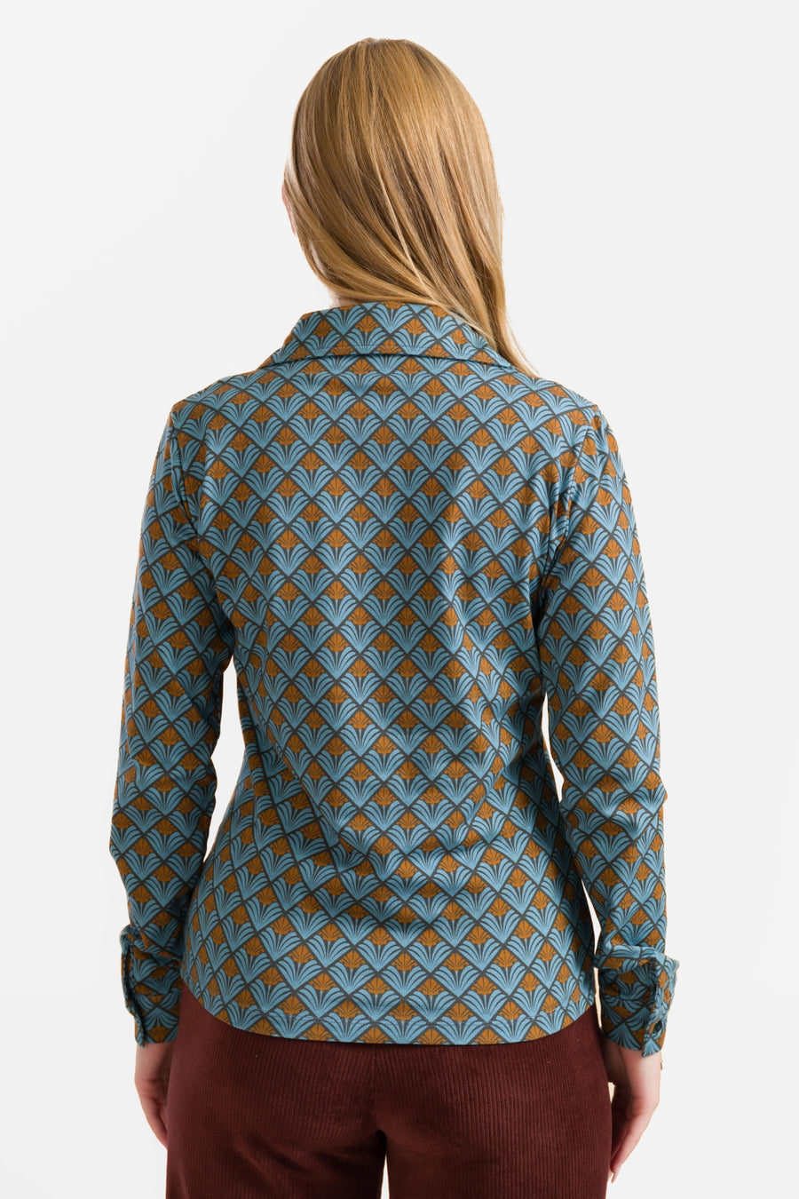 Sara Blouse | Jungle Green Flower