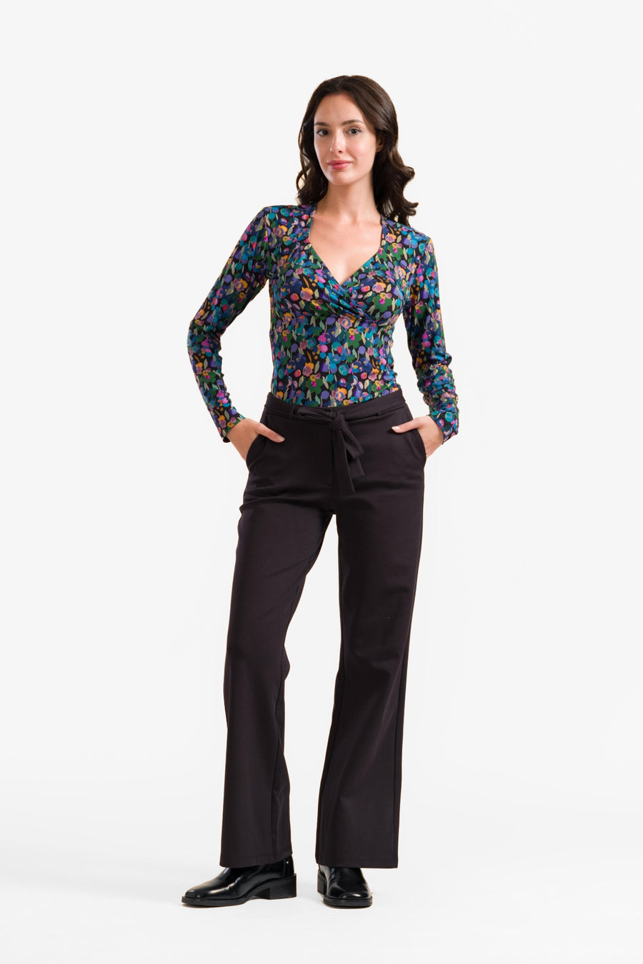 Sue Trousers | Punta Di Roma Black