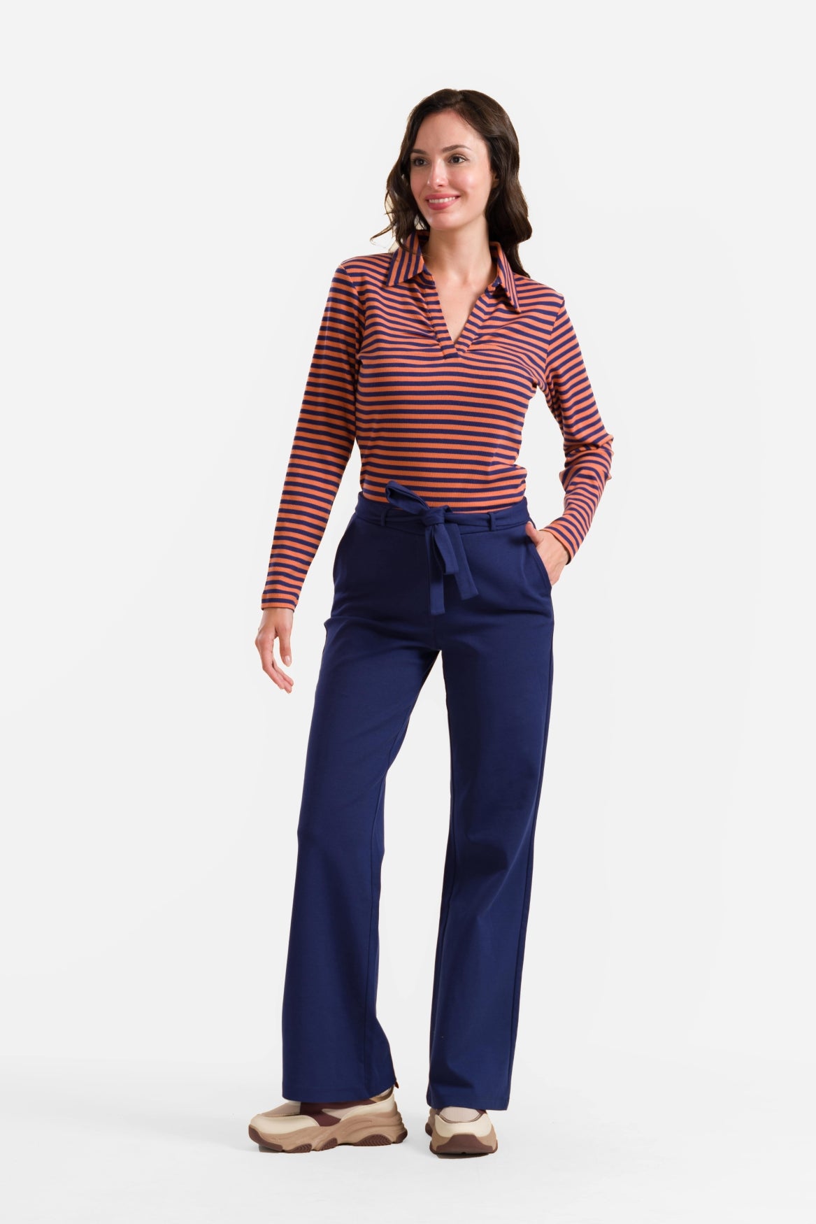 Sue Trousers | Punta Di Roma Blue