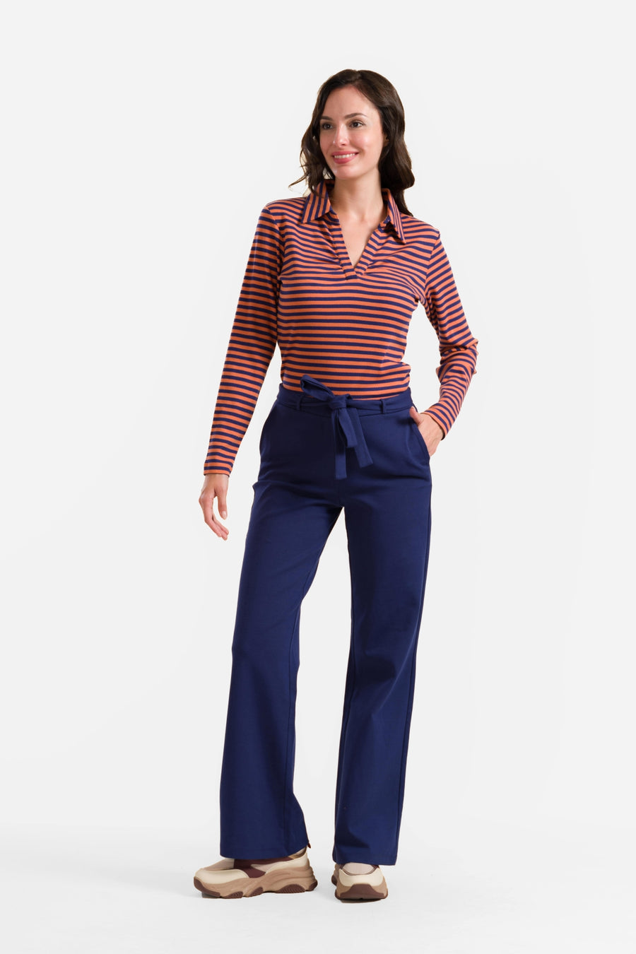 Sue Trousers | Punta Di Roma Blue