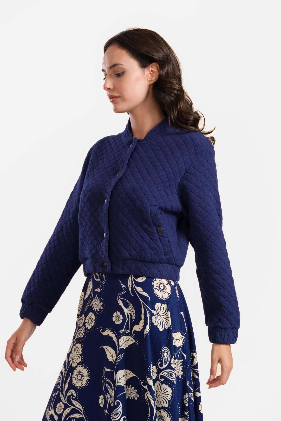 Billie Jacket | Kapitone Blue