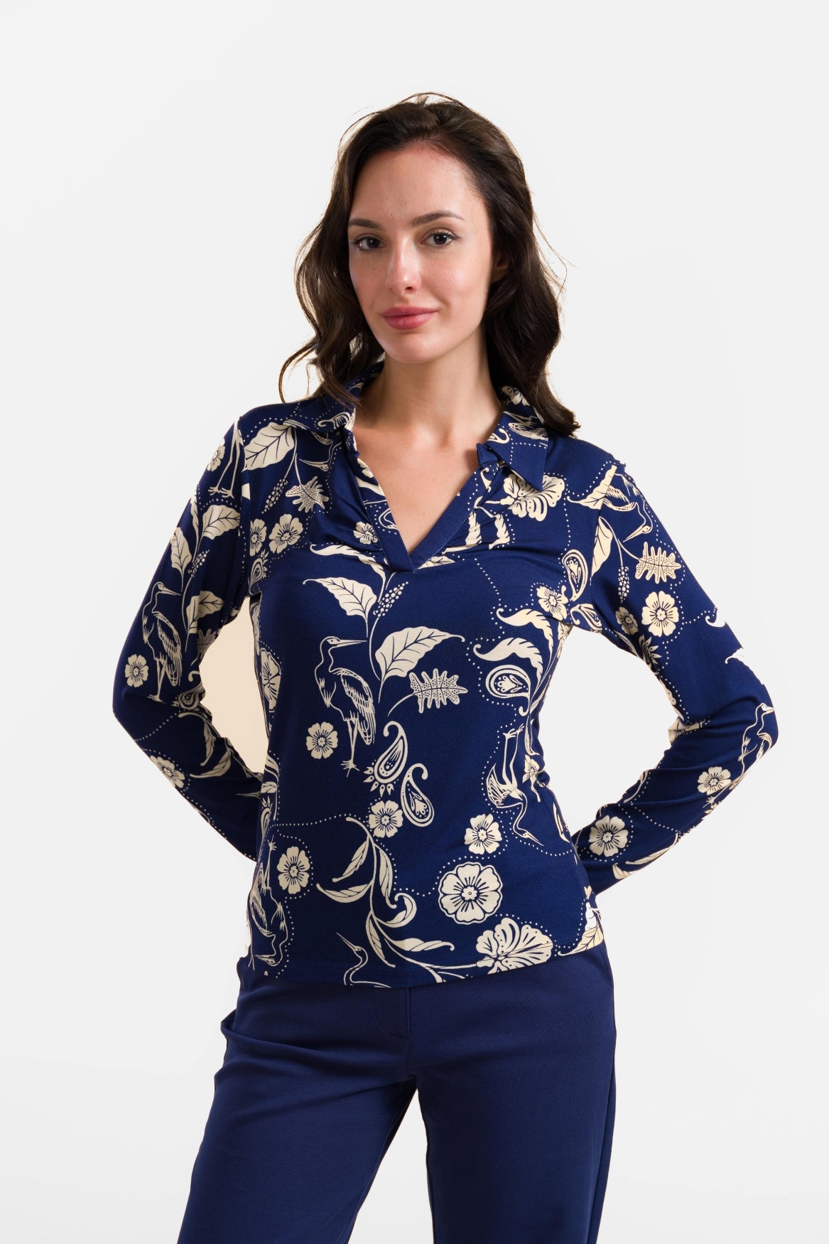 Suzy Top Long Sleeve | Bird Of Paisleys