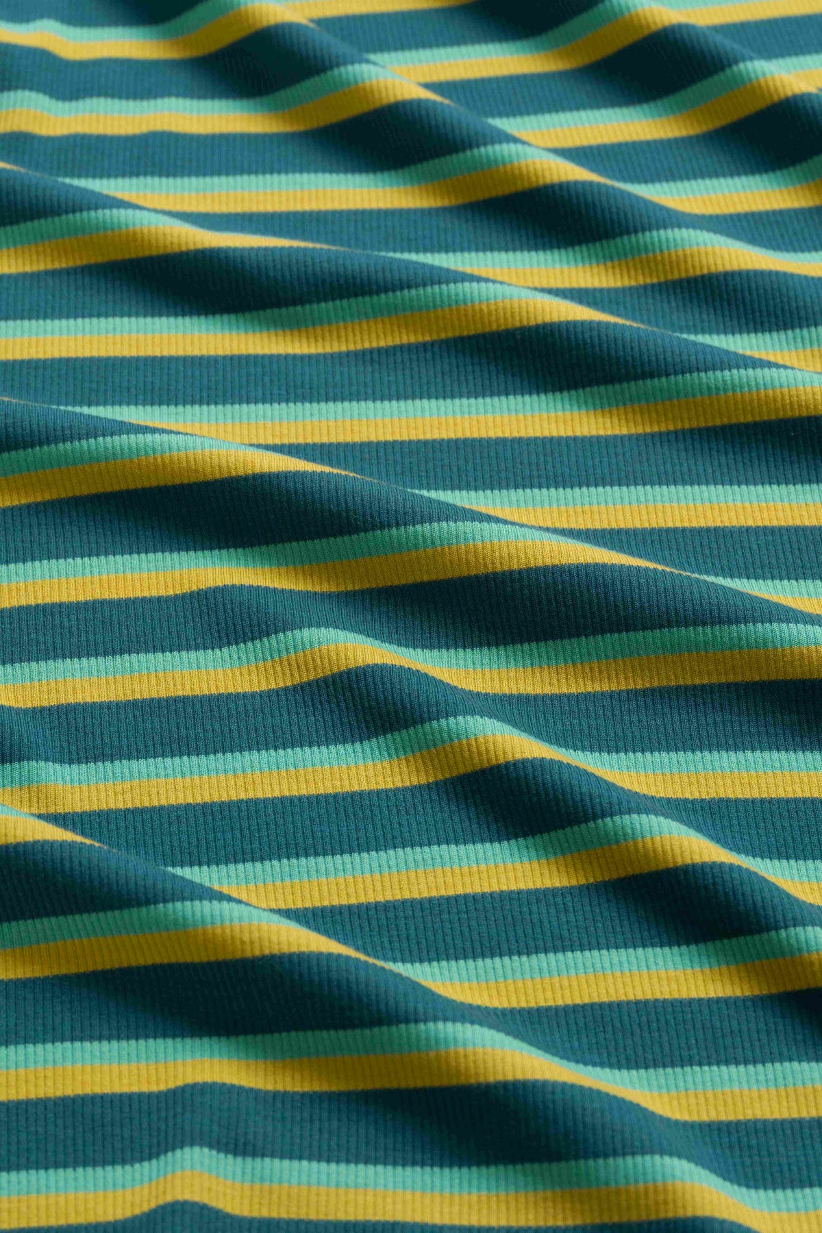 Suzy Top Long Sleeve | Deep Teal Stripes