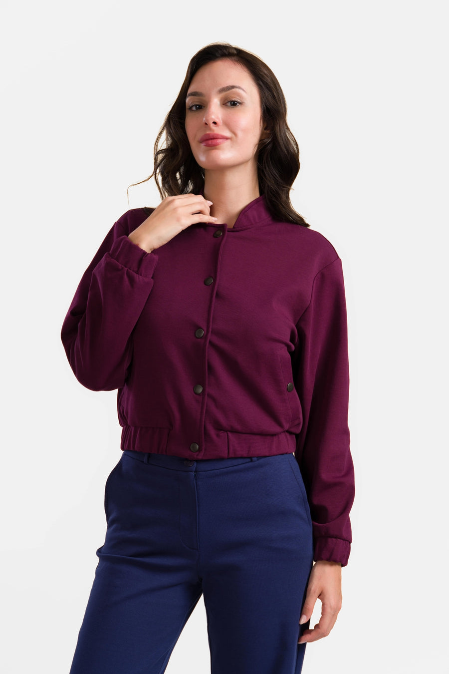 Billie Jacket | Punta Di Roma Bordeaux