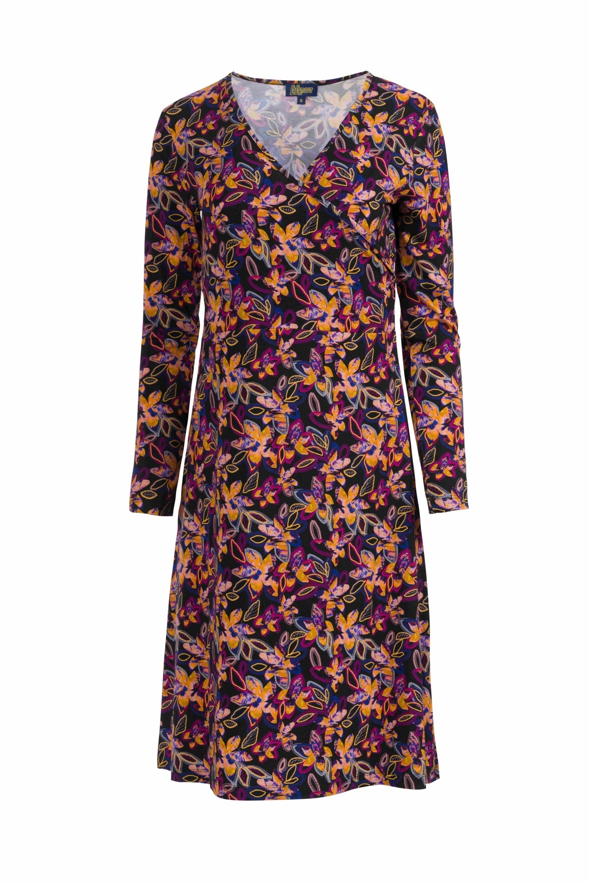 Chrissy Cross Dress | Bright Autumn Flowers