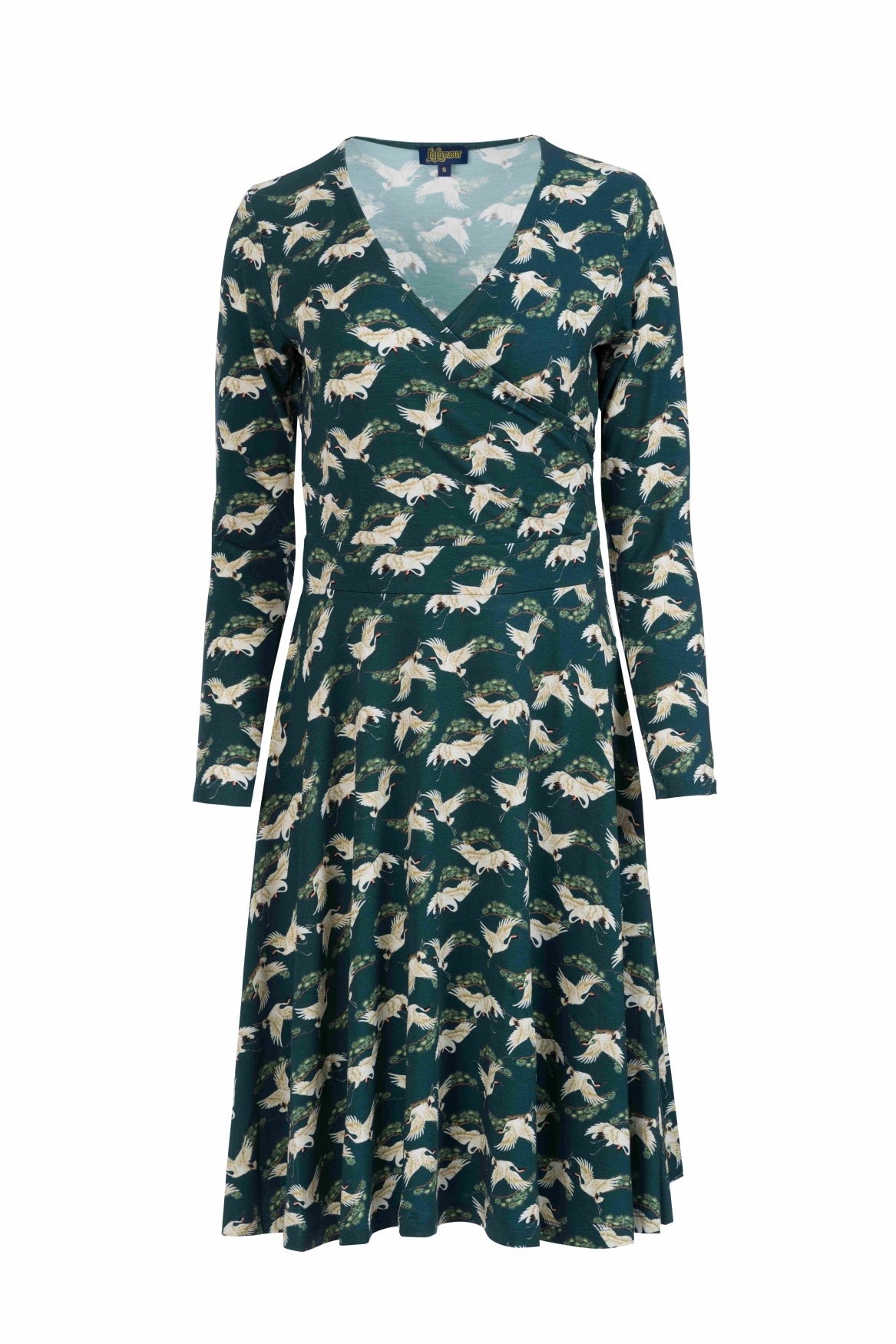 Daisy Dress | Crane Dance Petrol