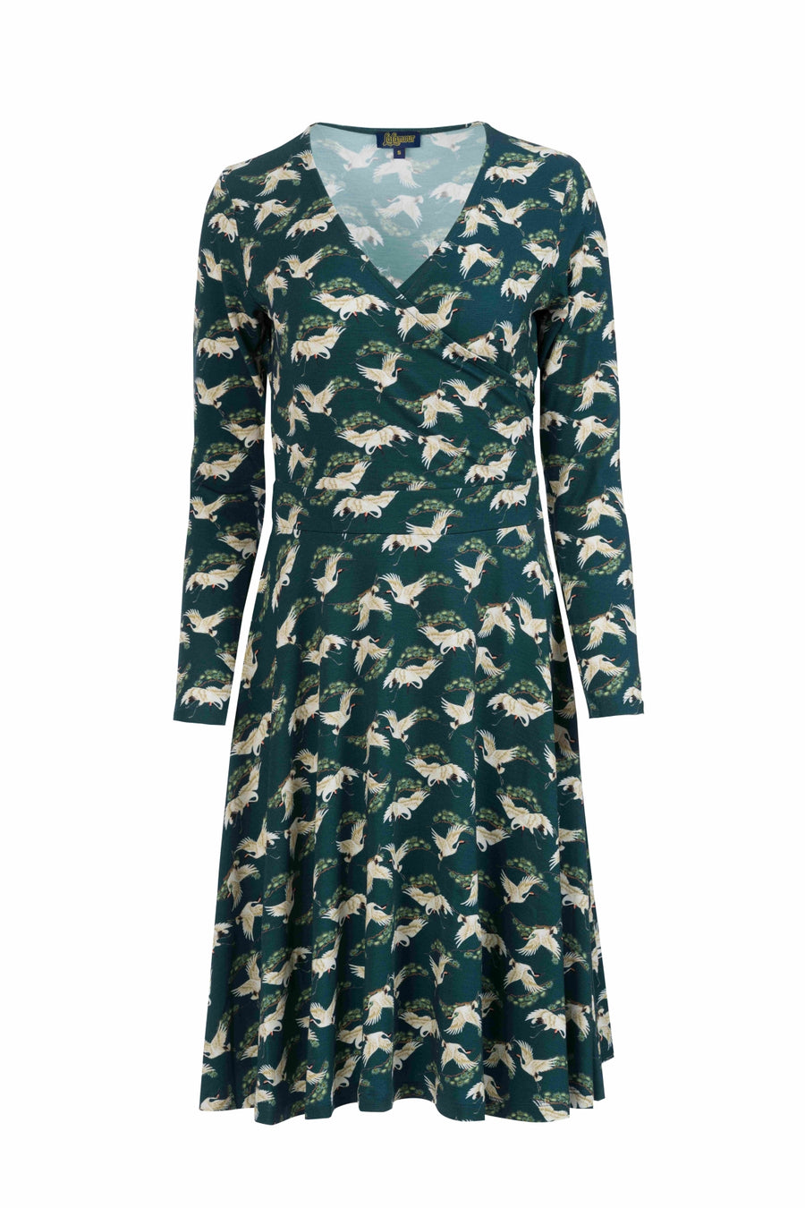 Daisy Dress | Crane Dance Petrol