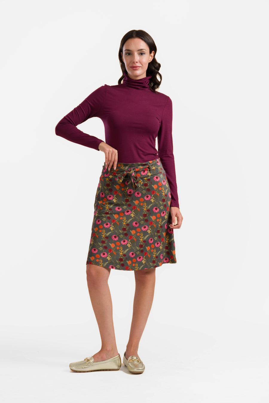 Demi Skirt | Wild Winter Field